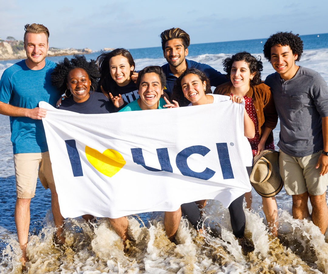 Students At Beach